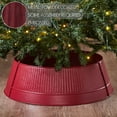 thumbnail image 3 of VHC Brands Metal Tree Collar Burgundy 7.5x24x24, 3 of 6