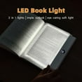 thumbnail image 2 of Smart LED Book Light Treasure Box, Rechargeable Flat Reading Lamp Full Page Light Portable Multi Brightness Color Student Eye Protection Night Dimmable Panel Plate 3 Colors Timer for Readers(W+P), 2 of 10