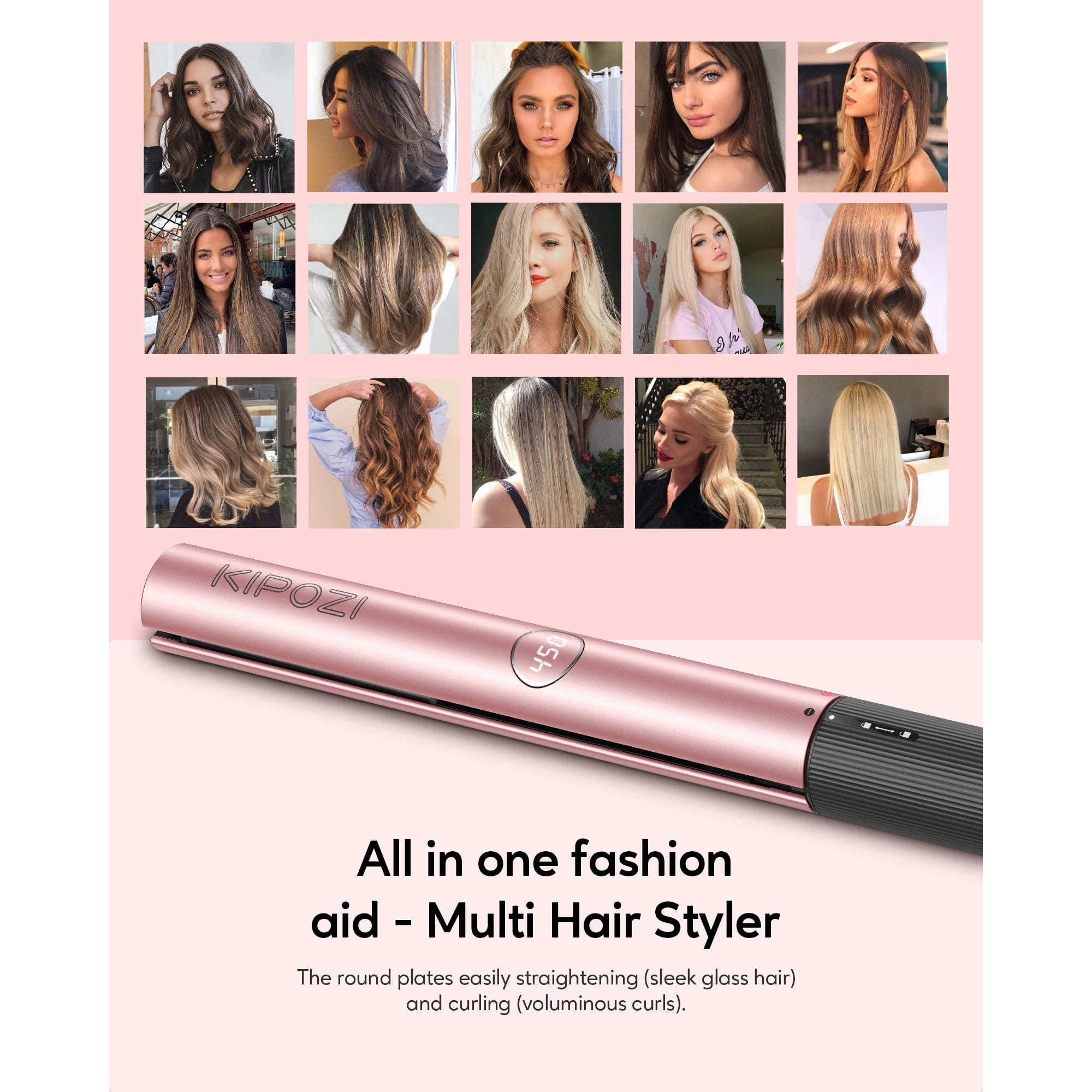 Kipozi flat iron walmart hot sale