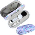 thumbnail image 1 of AITIME 2-in-1 Eyeglasses & Contact Lens Case, Portable Storage Kit with Marbling, Durable, Compact, Blue, 1 of 7