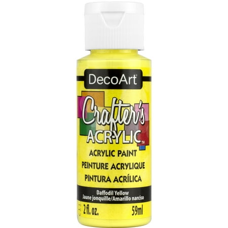 UPC: 0766218005564 | DecoArt Crafter s Acrylic Paint 2 oz. Daffodil Yellow