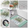 thumbnail image 6 of Eucalyptus Green Bath Mat 3 Piece Bathroom Rug Set, Stripes Bottle Flower Cactus Plant Non Slip Bath Rug Contour Mat and Toilet Lid Cover, Absorbent Shower Mats Soft Bath Rugs and Mats Sets, 6 of 8