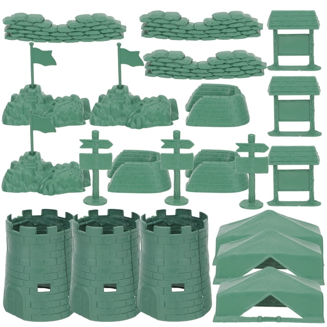 3 conjuntos de bloques de construcción de paquetes militares juguetes kits de modelo de juguete militar juguetes de arena militar