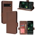 thumbnail image 1 of Google Pixel 6 Pro 5G Case , PU Leather Flip Cover Card Slots Magnetic Closure Wallet Case for Google Pixel 6 Pro 5G, 1 of 5