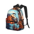 thumbnail image 2 of Lsque Colorful Travel Luggage Gear Classic Casual Backpack - Large Capacity Water-Resistant Backpack for School, Work, Travel, and Outdoor Activities, 2 of 8