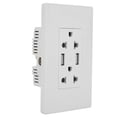 thumbnail image 4 of Enchufe de pared de EE. UU., enchufe de pared USB doble, Panel de toma de corriente, cargador de enchufe de pared de EE. UU., calidad en la que puede confiar, 4 of 8