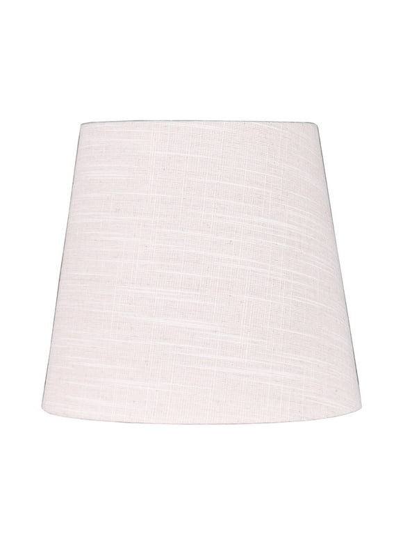 Simplee Adesso Taupe Fabric Uno Lamp Shade, 8.5"H x 9.5"D, Adulty Use, Dorm Room Use
