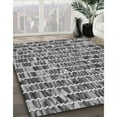 thumbnail image 2 of Ahgly Company Indoor Round Patterned Gray Cloud Gray Area Rugs, 5' Round, 2 of 6