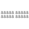 thumbnail image 1 of WUSUOWEI 20PCS Hand Sewing Thimble,Stainless Steel Thimble,Metal Shield Fingertip Protector,Plated Metal Thimble Cap,Manual Sewing Needle,Thread Live Hand Thimble for Embroidery,Tailor Protection, 1 of 1