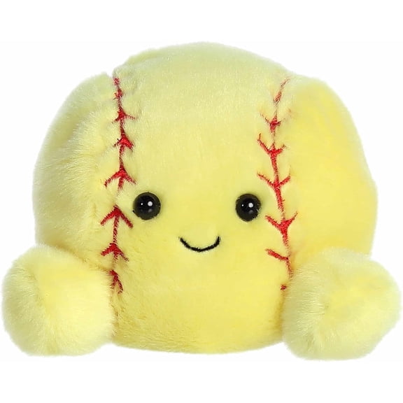 Aurora® Adorable Palm Pals™ Shortstop Soft Ball™ Stuffed Animal - Fun Collectible Plush for Kids and Adult Collectors - Perfect for Decorating Rooms and Birthday Gifts - Yellow 5 Inches