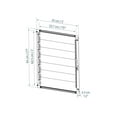 thumbnail image 6 of Palram - Canopia Side Louver Window for Most Canopia Greenhouses - Silver, 6 of 6