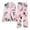 Z-Light Pink20, variant on Women Pajama Outfits Fashion Floral Printed Long Sleeve Oversized Pajamas T-Shirt Stretchy Sleepwear Pants Breathable Loose Fit 2Pcs Homewear Pajama Sets Comfortable Sleep Clothes