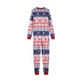 thumbnail image 3 of Kmbangi Family Matching Floral Print Round Neck Long Sleeve Jumpsuit, 3 of 9