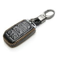 thumbnail image 2 of Vitodeco Genuine Leather Keyless Entry Remote Control Smart Key Case Cover with Key Chain Compatible for RAM 1500 2019-2025 (6-Button, Black), 2 of 5
