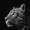 Black White Leopard, variant on UXIEQU Young Woman Portrait Canvas Wall Art 15.75x11.81 Inches