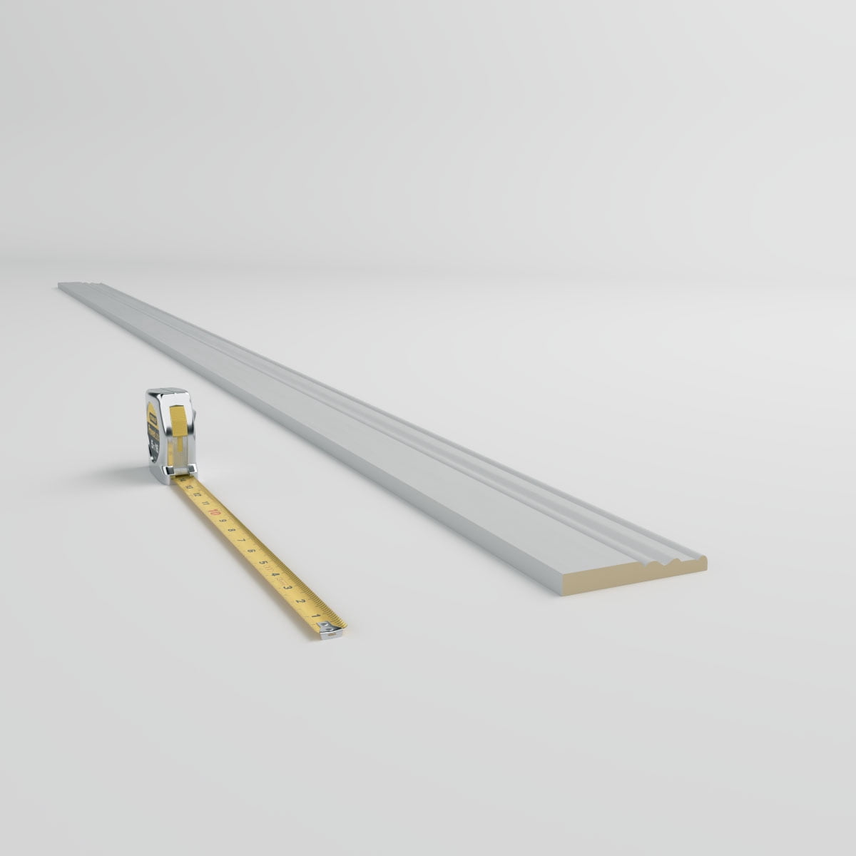 Ekena Millwork 5 7/8"H x 3/4"P x 94 1/2"L Federal Baseboard Moulding (12-Pack)