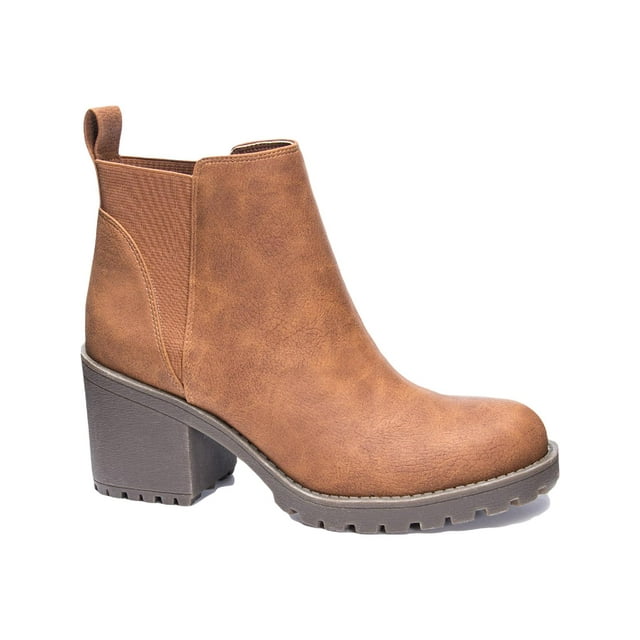 Dirty Laundry Womens Lido Lug Sole Faux Leather Booties - Walmart.com