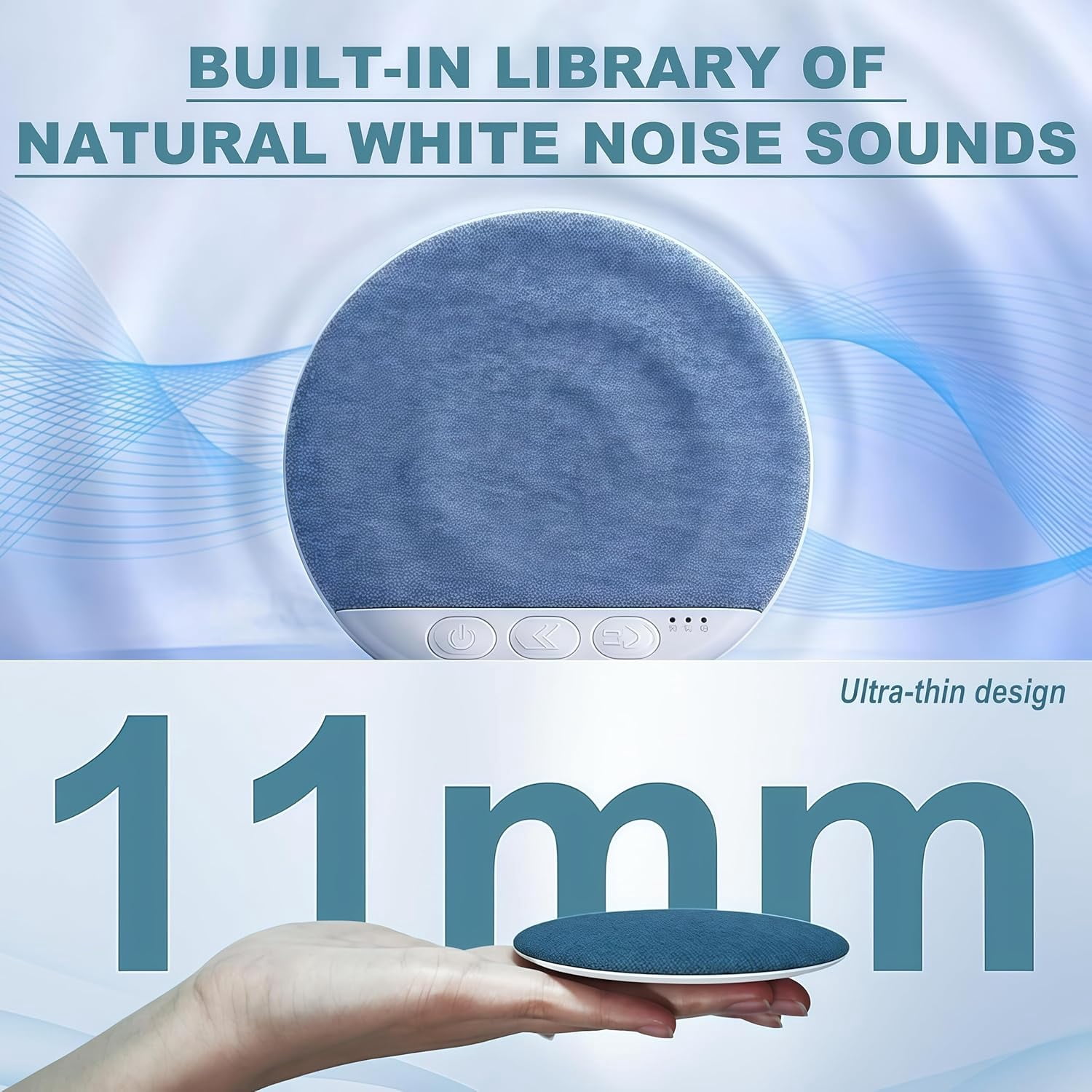 Speaker Clearance! 2026 2PCS Sleep Pillow Bluetooth Speaker, Protable Wireless Pillow Speaker with White Noise Timer Sleep Aid with Stereo Bass Private Sleep Headphones for Ki*ds Women Men(Blue+Pink)