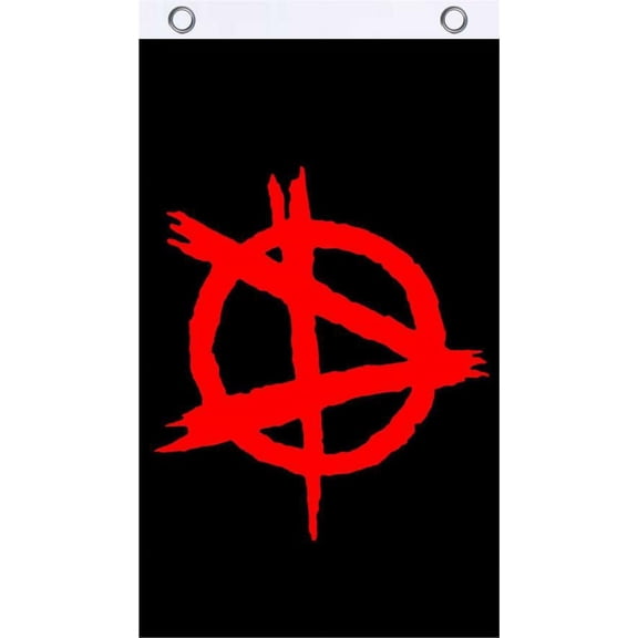 Anarchy Fly Flag 3' x 5'