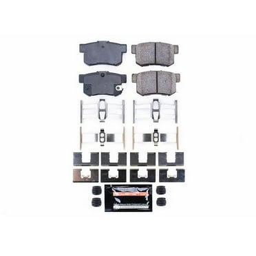 Power Stop Rear Z23 Evolution Carbon-Fiber Ceramic Brake Pads Z23-537