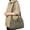 Green, variant on Black Canvas Crossbody Bag Men Messenger Bag Unisex Casual Shoulder Bag Adjustable Strap Commute School Travel