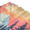thumbnail image 3 of Yayeee Shower Curtain with Hooks 72"x72" Waterproof Fabric Bathroom Hanging Decor, Floral Mountain, 3 of 5