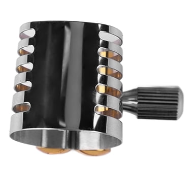Saxophone Ligature, 2.7 X 4.1 X 3.7cm, Stainless Steel Sax Mouthpiece Ligature Replacement For DIY Maintenance