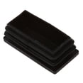 thumbnail image 4 of Plastic Rectangle Tube Inserts End Blanking Cap 25X50mm 100 Pcs Black,100 x Rectangle Tube Insert,Black, 4 of 4