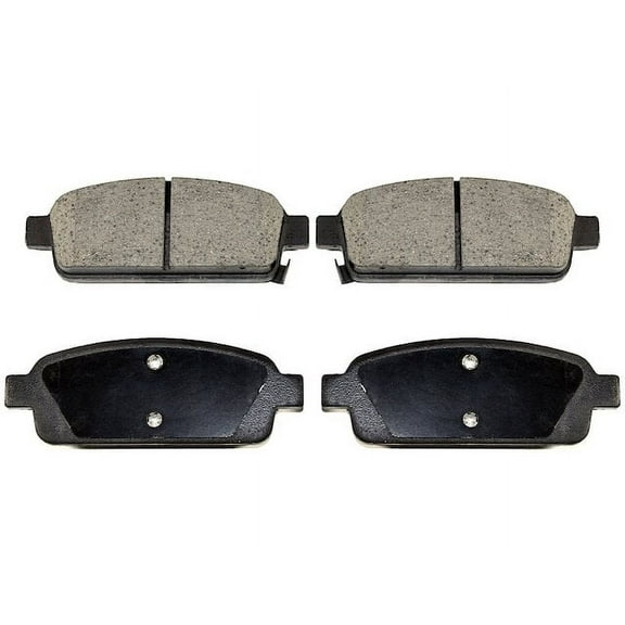 Rear Brake Pad Set - Compatible with 2015 - 2017 Chevy Trax 2016