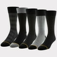 thumbnail image 2 of Gold Toe BLACK Men's Classic Crew Socks 5pk, US 6-12.5, 2 of 4