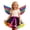 KB217 Black, variant on Likimi Toddler Girls Tutu Skirt Mardi Gras Color Block Elastic Waist Carnival Comfortable Skirt With Wings Black Size 6-8 Years