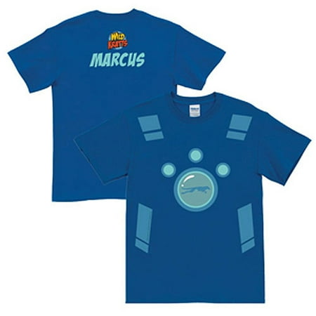 Personalized Wild Kratts Creature Power Suit Royal Blue Adult T-Shirt