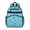 Light Blue Dinosaur Palm Pattern, variant on Dinosaur and Trees White Pattern Cute School Backpack Bag for School with Padded Back and Adjustable Shoulder Straps 15.25"x11.5"x5.25"
