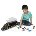 thumbnail image 7 of Big-Daddy Tractor Trailer Car Collection Case Carrier Transport Toy Truck For Kids Includes 12 Cars + Accessories, 7 of 7