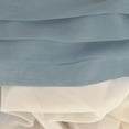 thumbnail image 2 of Geneva Pleated 2-Tone Grommet Panel 52x84 Blue/White, 2 of 3