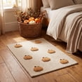 thumbnail image 4 of Halloween Spooky Graphic Front Porch Welcome Floor Rug, Absorbent Indoor Outdoor Seasonal Doormat, Anti Slip Holiday Entry Mat For Home Patio Entrance Decor Arrangement, 4 of 6