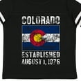 thumbnail image 4 of Inktastic Established August 1, 1876 Colorado Flag Boys or Girls Toddler T-Shirt, 4 of 5