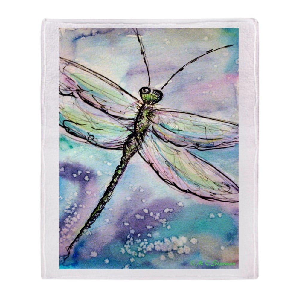 CafePress Dragonfly, Beautiful, Soft Fleece Throw Blanket, 50"x60" Stadium Blanket Walmart