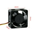 thumbnail image 4 of Ventilateur de Refroidissement 4cm pour Nano 2 Go/4 Go (A02/B01/SUB) 5V 4PIN Anti Reverse Connection PWM Forte Vitesse Régulation Ventilateur, 4 of 7