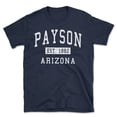 thumbnail image 1 of Payson Arizona Classic Established Men's Cotton T-Shirt, 1 of 1