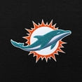 thumbnail image 2 of Men's Antigua Black Miami Dolphins Victory Chenille Pullover Hoodie, 2 of 2
