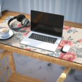 thumbnail image 3 of Long Mouse Pads for Desk,Pioneer Flower Floral Print Pattern Desk Mats on Top Of Desks, Desk Mouse Pad Extra Large with 3mm Non-Slip Base and Stitched Edge for Gaming,Office,Work,Home 35.4"x15.7", 3 of 6