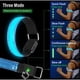 thumbnail image 4 of Brazalete con luz LED recargable por USB, 4 unidades, brazalete reflectante LED para correr, pulsera de luz LED de seguridad con tira intermitente ajustable para brazo, muñeca, tobillo y, 4 of 5
