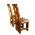 thumbnail image 3 of Suar Madeira Live Edge Solid and Sustainable Wooden Dining Chair, 3 of 5