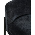 thumbnail image 4 of Meridian Furniture Burton Black Chenille Fabric Stool (Set of 2), 4 of 8