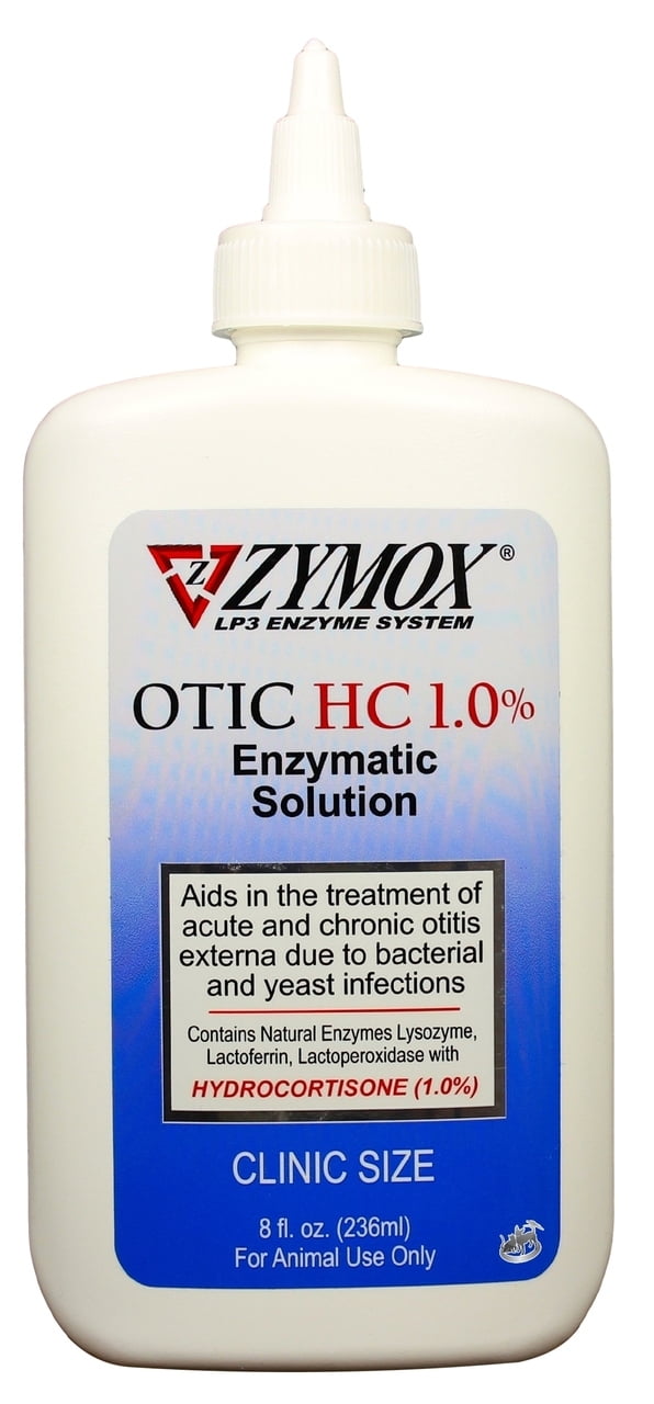 Zymox Otic Enzymatic Solution with Hydrocortisone (8 oz)