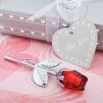 thumbnail image 3 of Rosa transparente en caja de regalo, escultura artística de flores para una elegante decoración de oficina en casa y un regalo romántico., 3 of 8