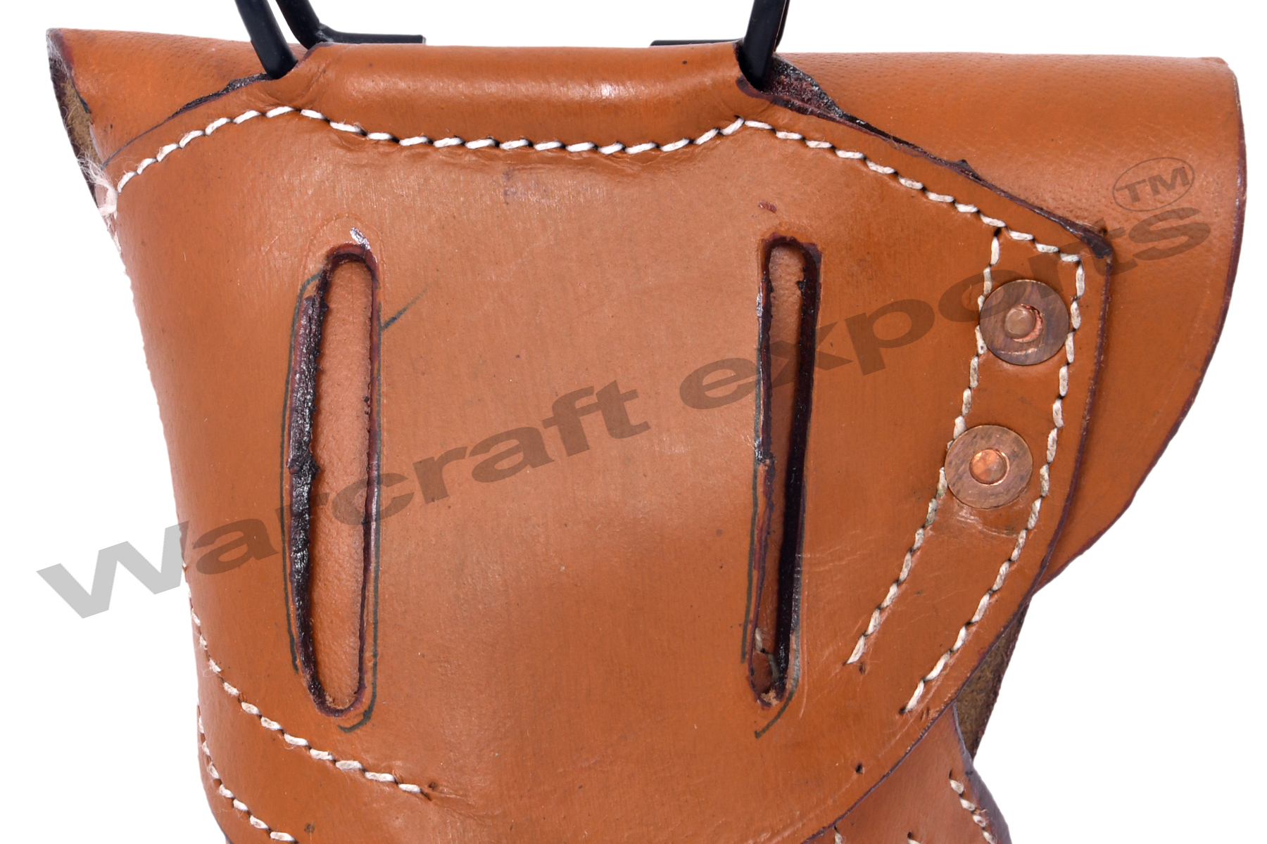 Warcraft Exports TAN Leather Holster compatible with U.S WWII Colt .45 M1911