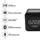 thumbnail image 3 of Radio reloj FM SHARP con altavoz Bluetooth, puerto de carga USB FastCharge de 2 amperios, despertador o radio, alarmas duales, pantalla LED blanca fácil de leer, simple de usar, información rápida, 3 of 3