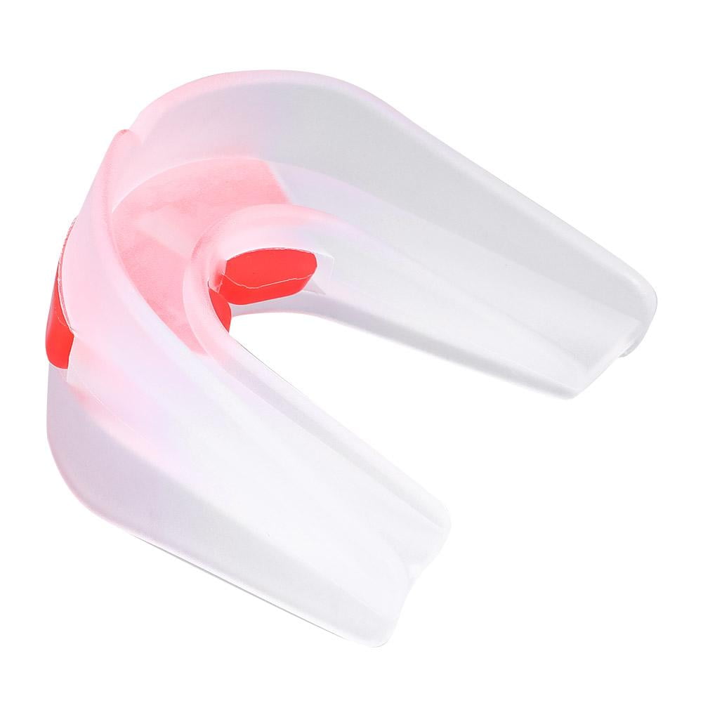 Double Gum Shield Mouth Guard Teeth Protector Adults TRANSPARENT 